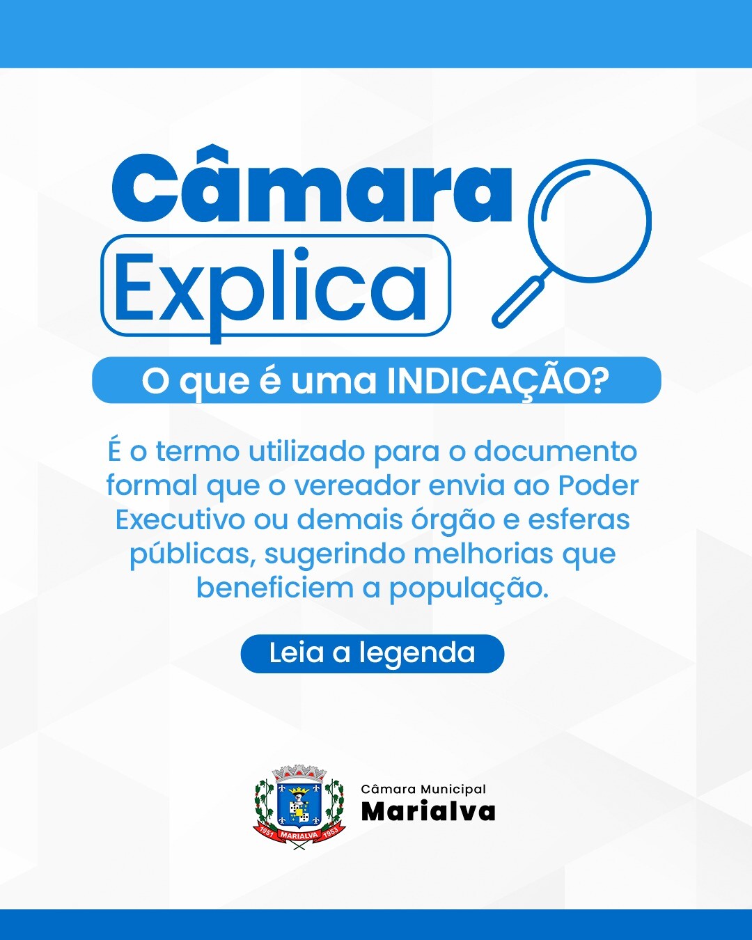 CÂMARA EXPLICA: O que é uma INDICAÇÃO?