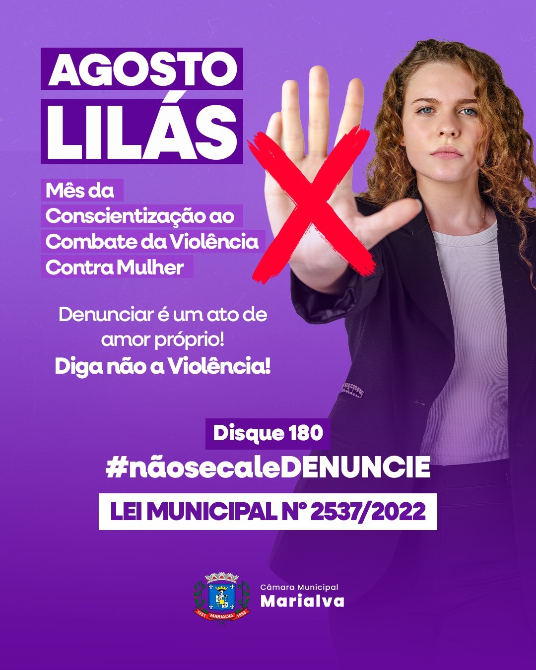 Agosto Lilás: mês de conscientização sobre a violência contra a mulher